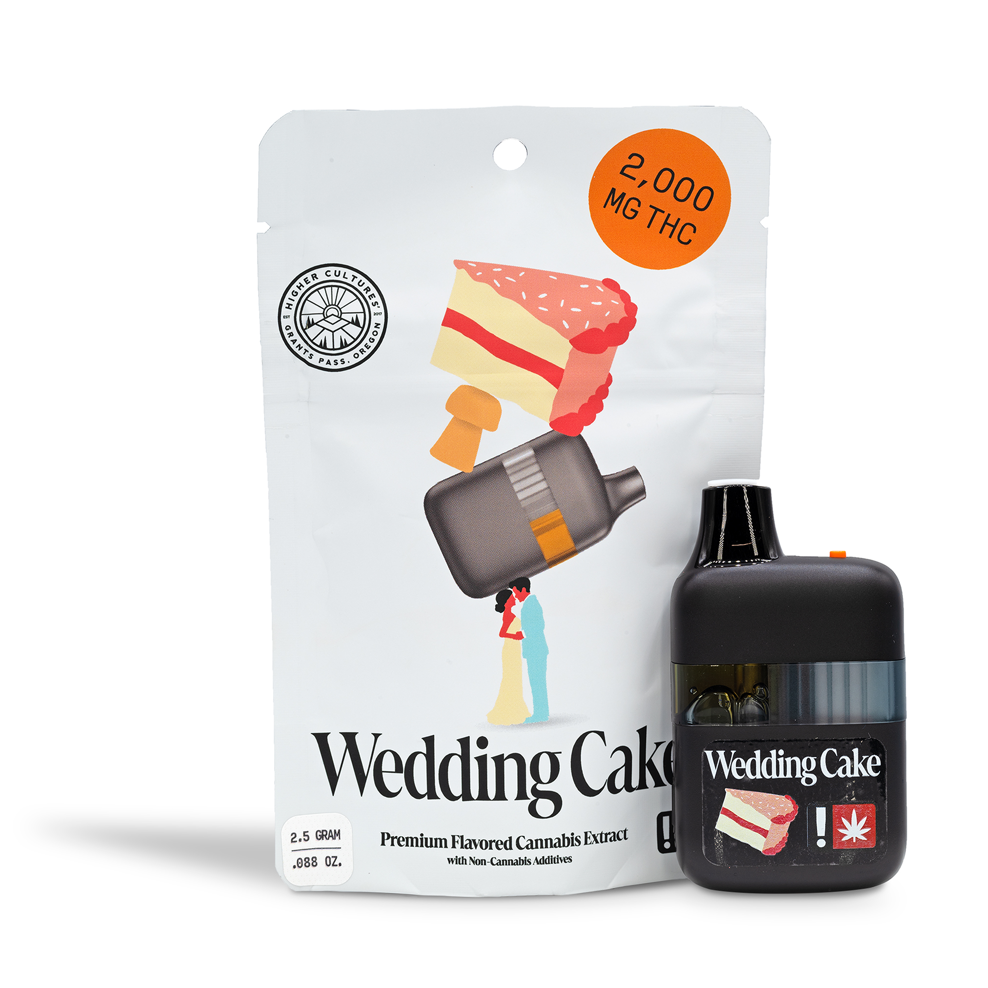 Photograph of product: Higher Cultures - Wedding Cake Flavored Disposable Pod