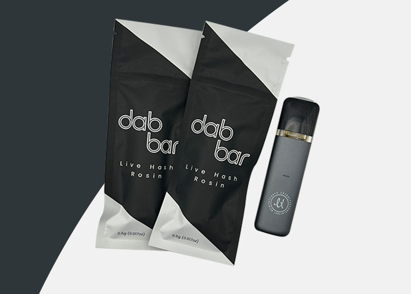 Photograph of product: Ex Dab Bar Live au chocolat Rosin Rainbow Guava