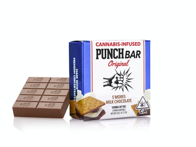 Photograph of product: S'mores Milk Chocolate | 100mg PunchBar