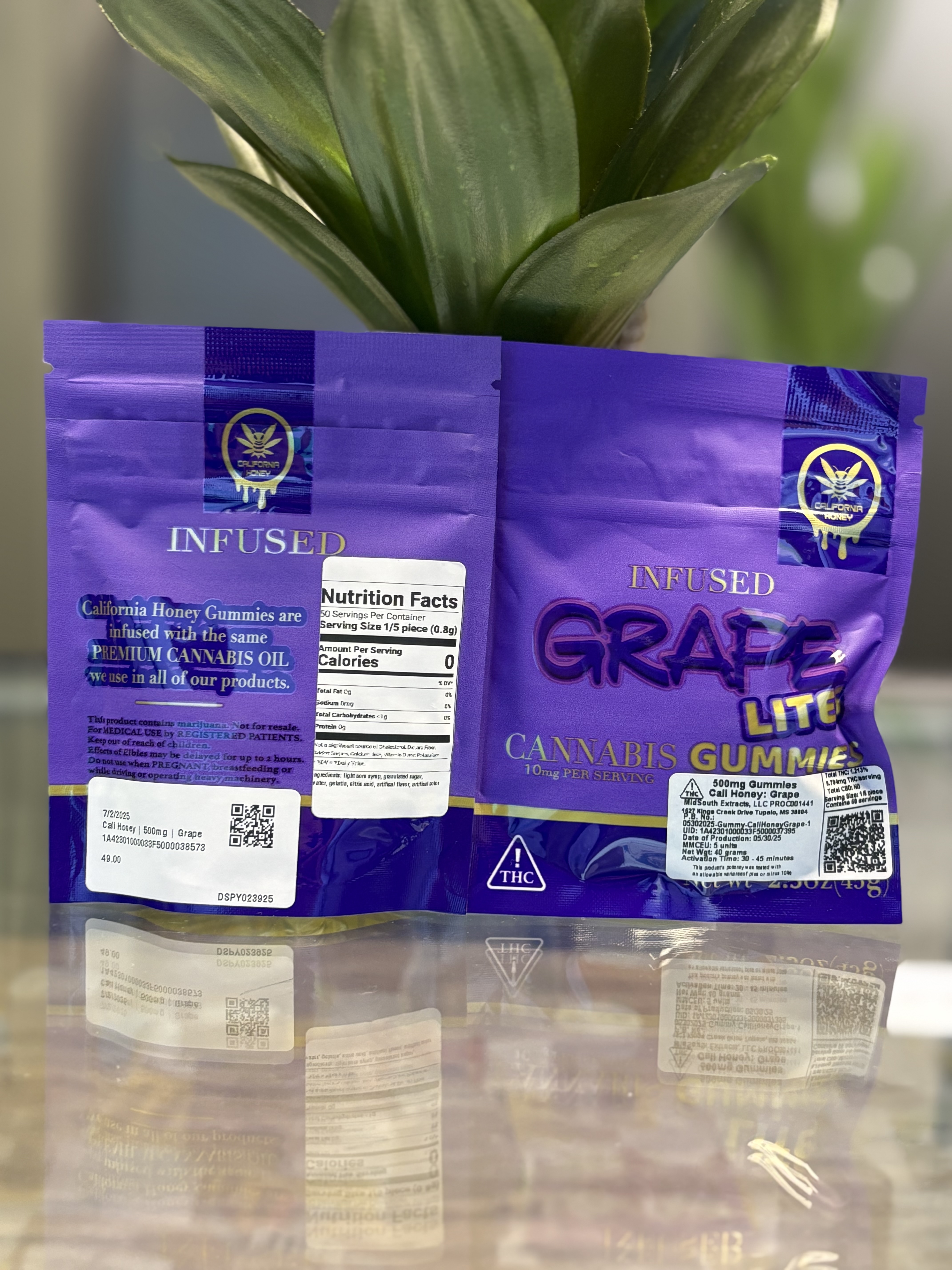 Photograph of product: Cali Honey | 500mg | Grape