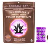 Photograph of product: Oui'd MILK CHOCOLATE PEANUT BUTTER CUPS 10-PACK 100MG