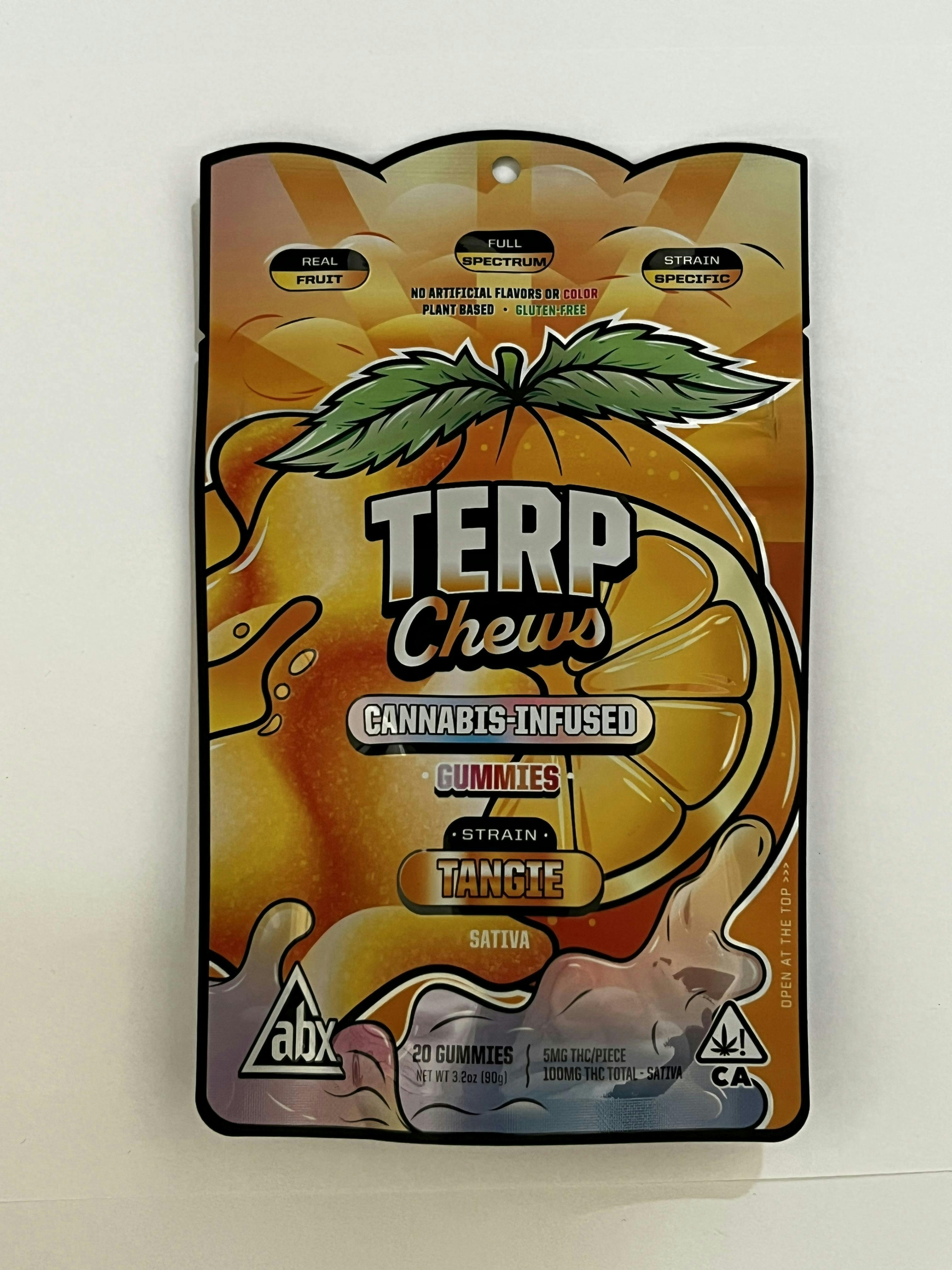 Photograph of product: ABX - ABX Terp Chews Tangie Gummies
