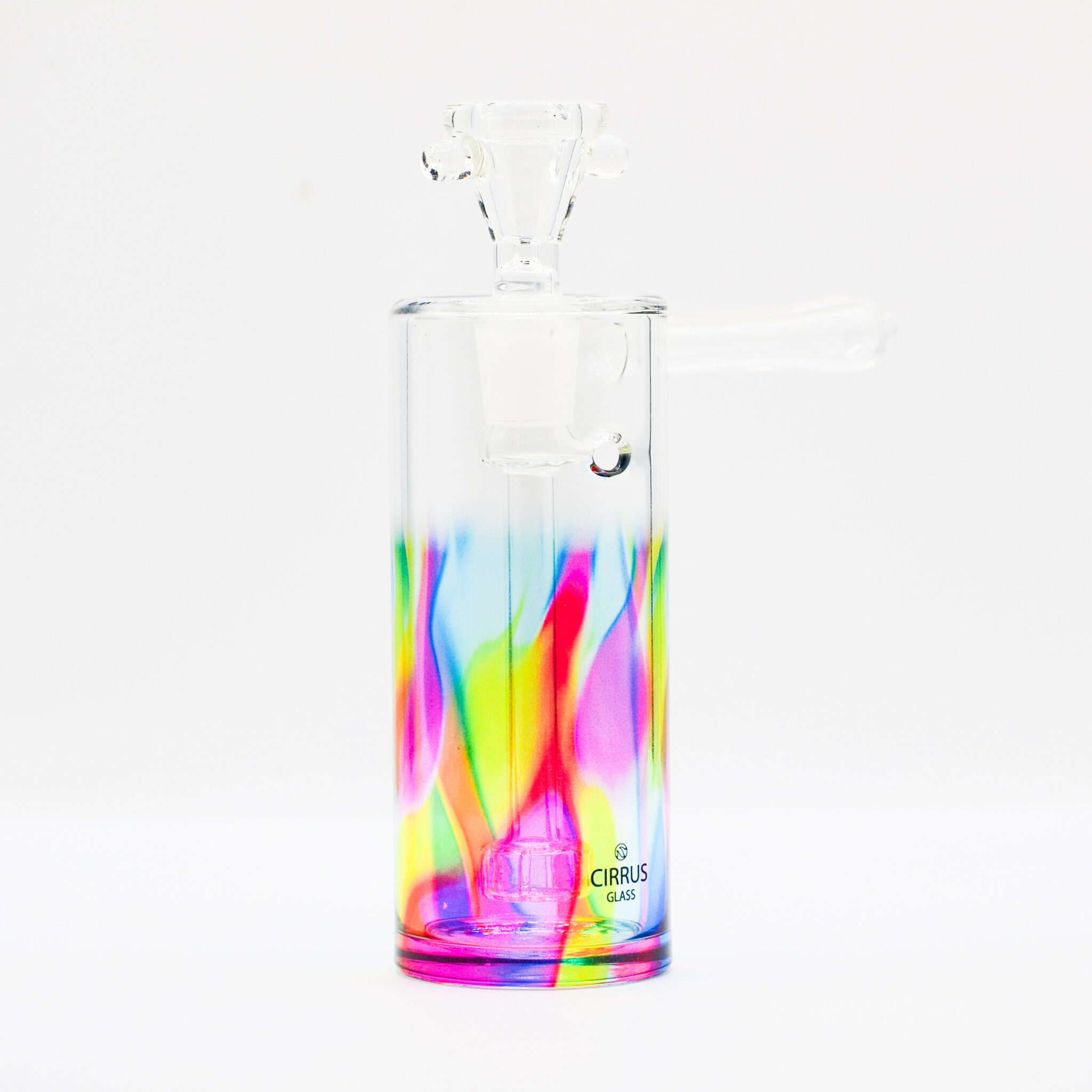 Photograph of product: Cirrus Glass | Bubble  Rainbow - Glass Bubbler