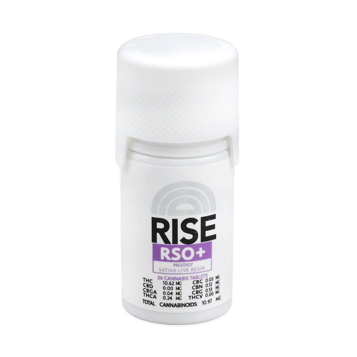 Photograph of product: RSO+ Prodigy Tablets 200mg (20ct)