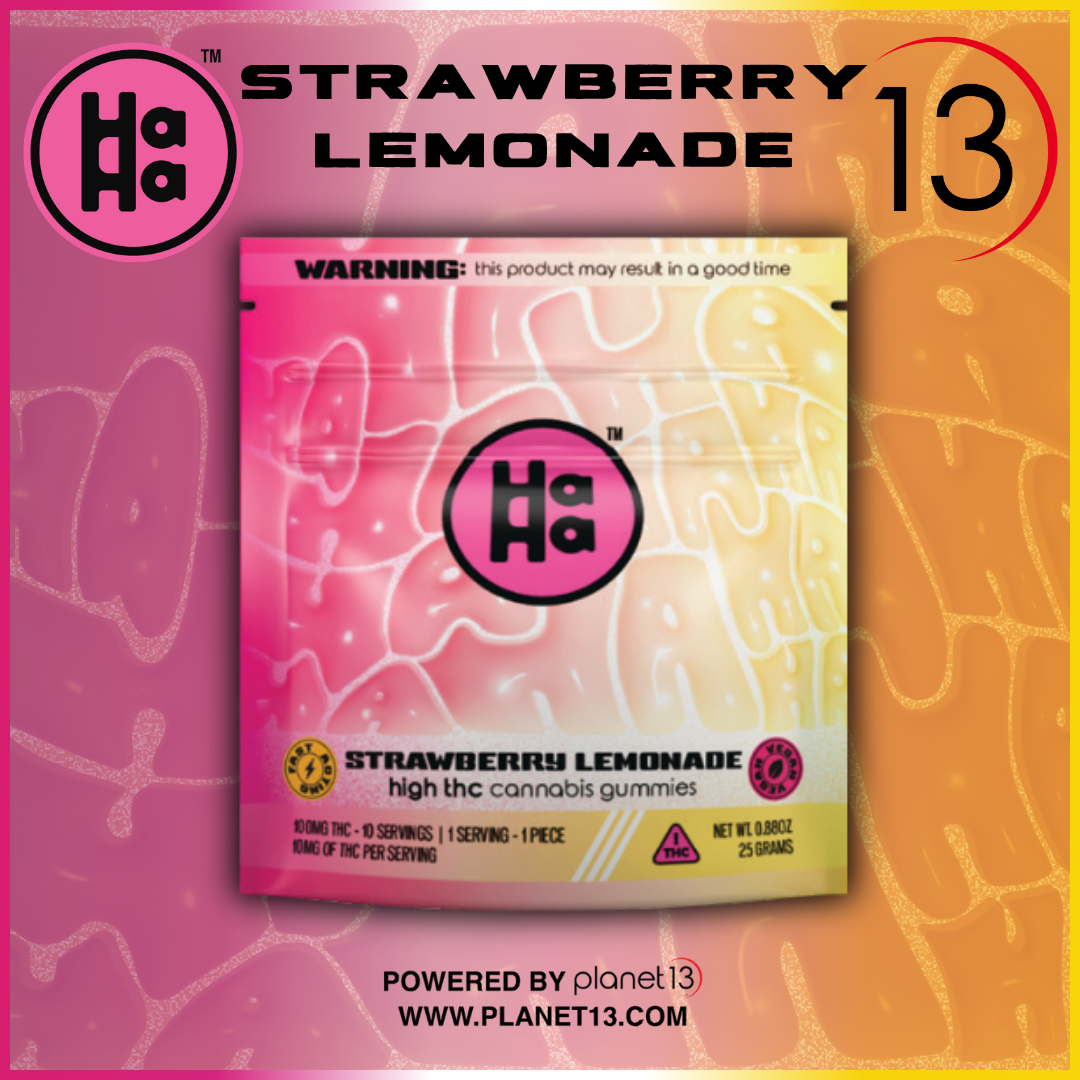 Photograph of product: Haha Strawberry Lemonade Gummies