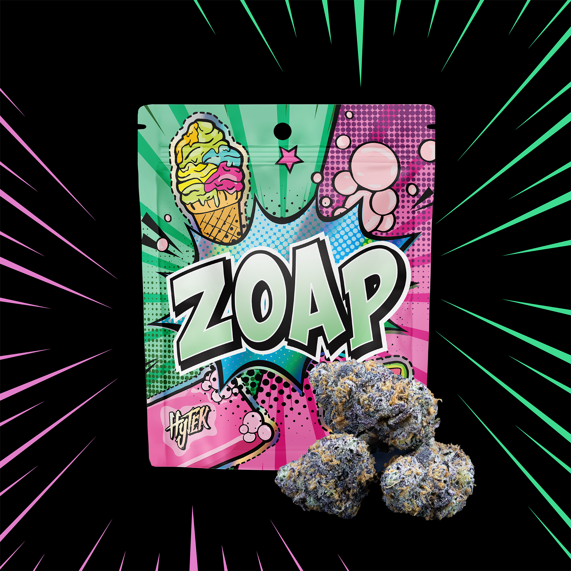 Photograph of product: HYTEK | ZOAP | 1/8th PRE-PACK | 3.5g