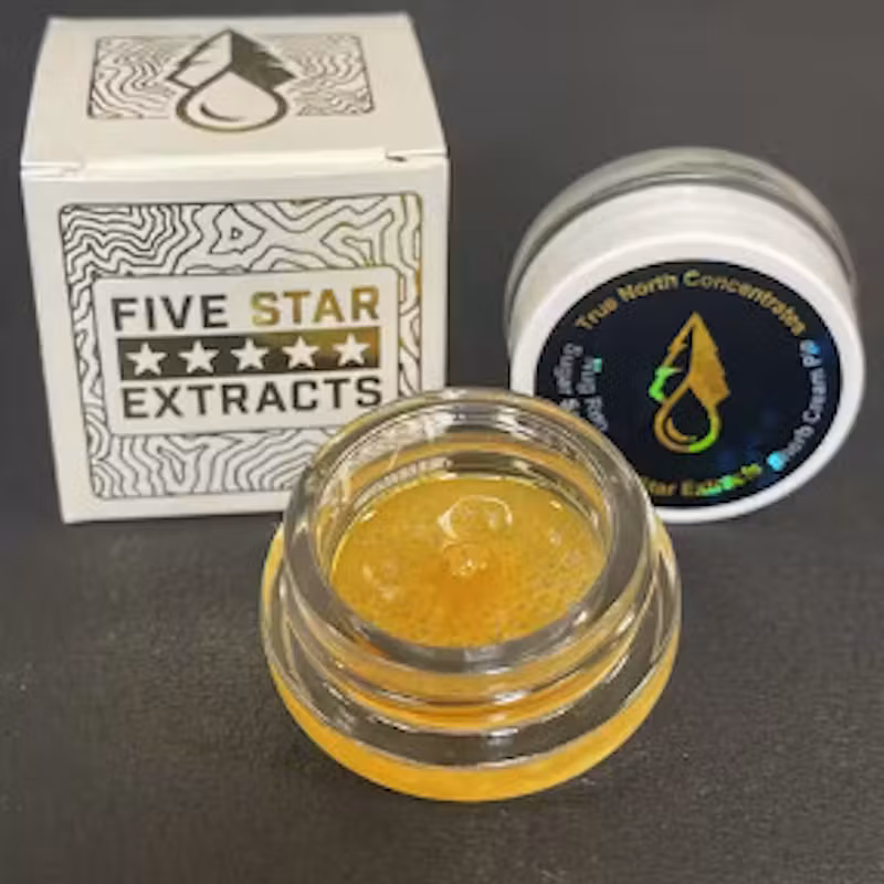 Photograph of product: Five Star Extracts - Concentrate Nug Run Sugar Sauce - (1g) - **COMMUNION**