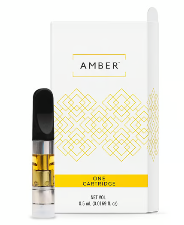 Photograph of product: Amber | Peanut Butter Breath Live au chocolat Rosin Vape | 0.5g