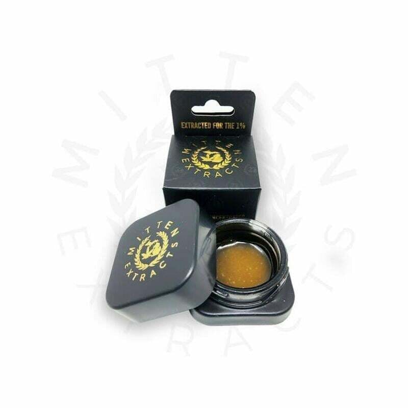 Photograph of product: Mitten Extracts | 1g | Live Resin | Peach Diesel