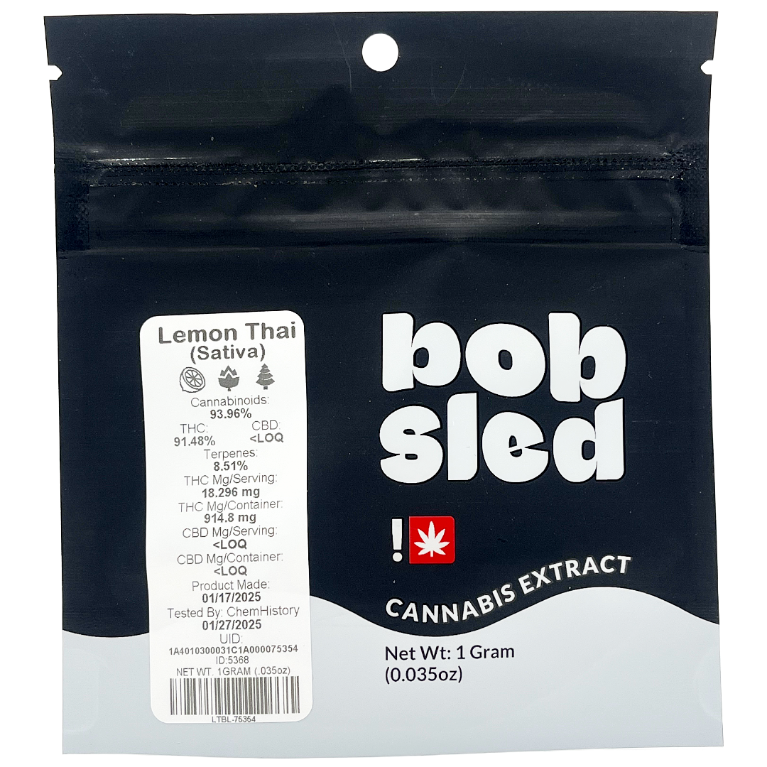 Photograph of product: Bobsled- Lemon Thai 1G MD Cart (S)