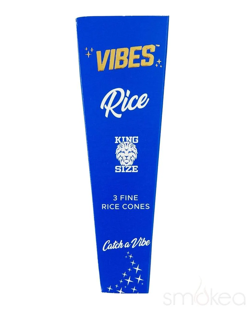 Photograph of product: VIBES Cones - Rice | 3pc | King Size