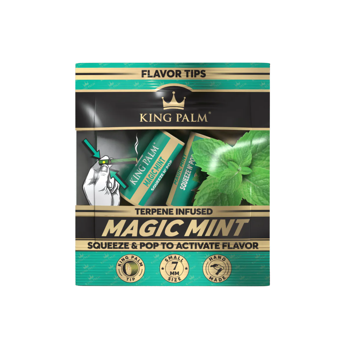 Photograph of product: 2 Flavored Filters  Magic Mint (7mm)