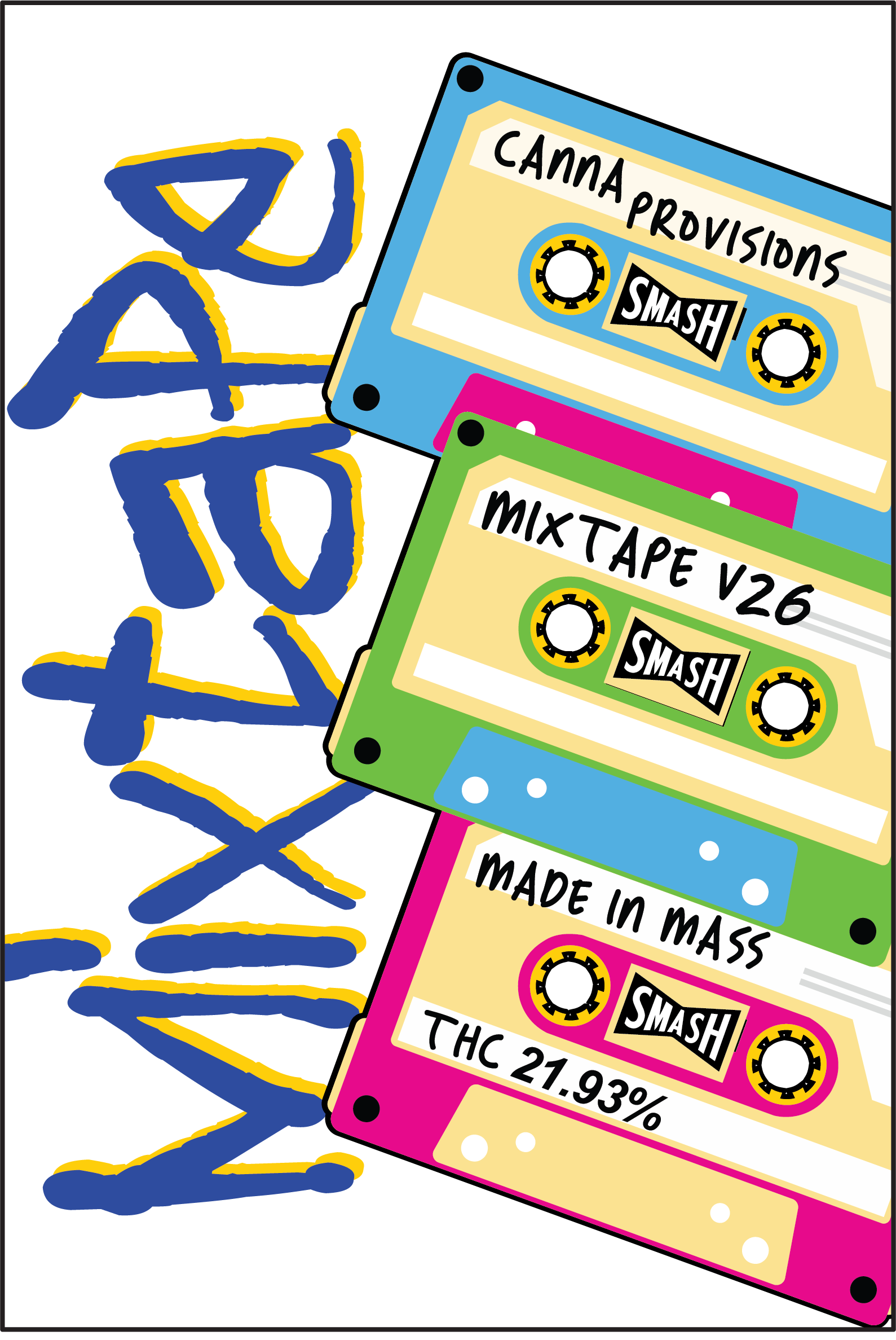 Photograph of product: Mixtape Vol. 26 | 1g | Smash Hits