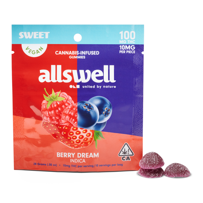 Photograph of product: SWEET BERRY DREAM [100MG] 10PK GUMMIES