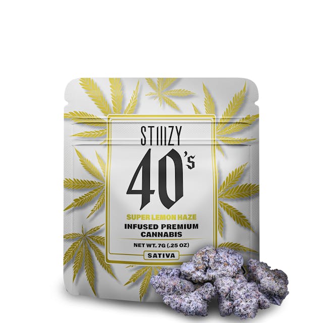 Photograph of product: Infused Super Lemon Haze 40s Smalls 7g - STIIIZY - Infused Super Lemon Haze 40s Smalls 7g