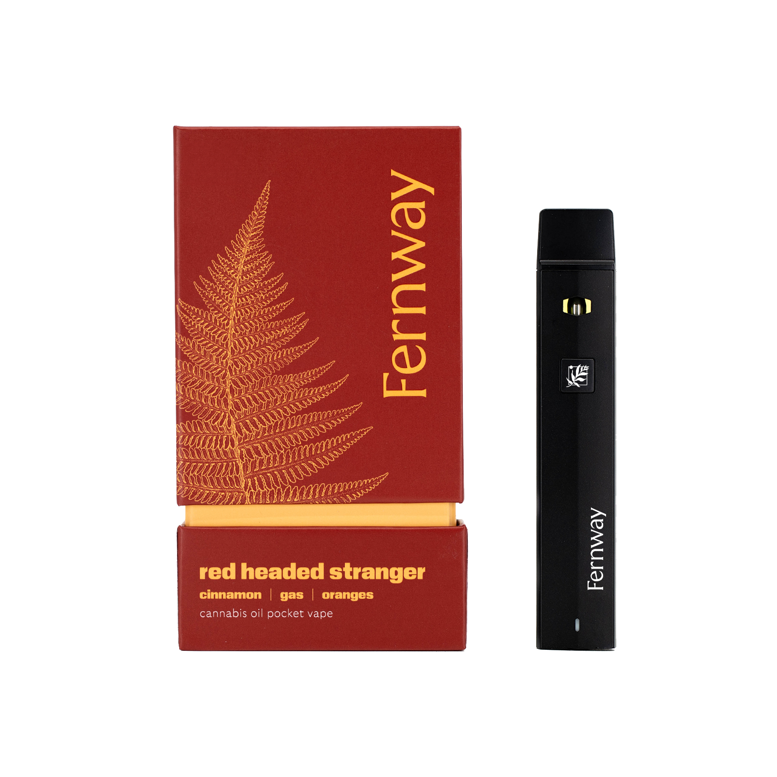 Photograph of product: Red Headed Stranger | 2g Disposable | Fernway Traveler
