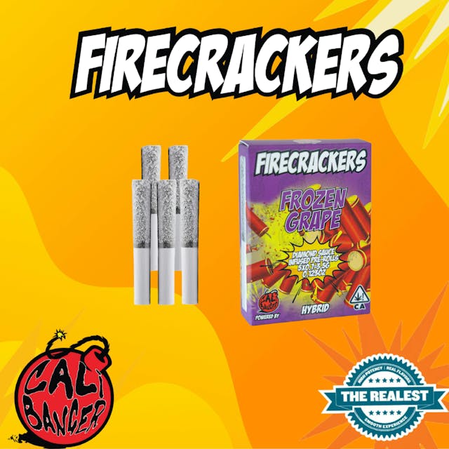 Photograph of product: Frozen Grape | 3.5g | 5 x 0.7 Infused Preroll Pack - 