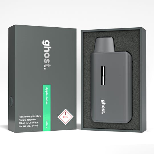 Photograph of product: Ghost. | Vape | Apple Jacks | 2g