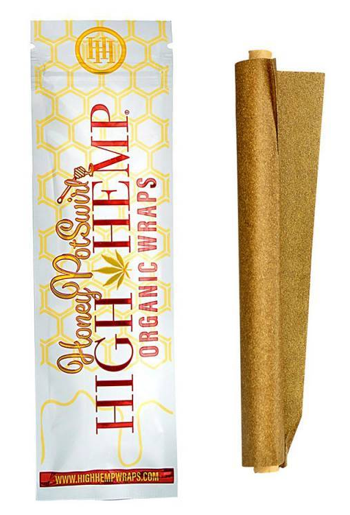 Photograph of product: High Hemp Honey Pot Swirl Organic Wraps 2pk