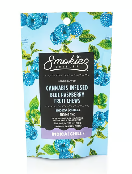 Photograph of product: Chill | Sweet Blue Raspberry | Gummies | 10pk/100mg