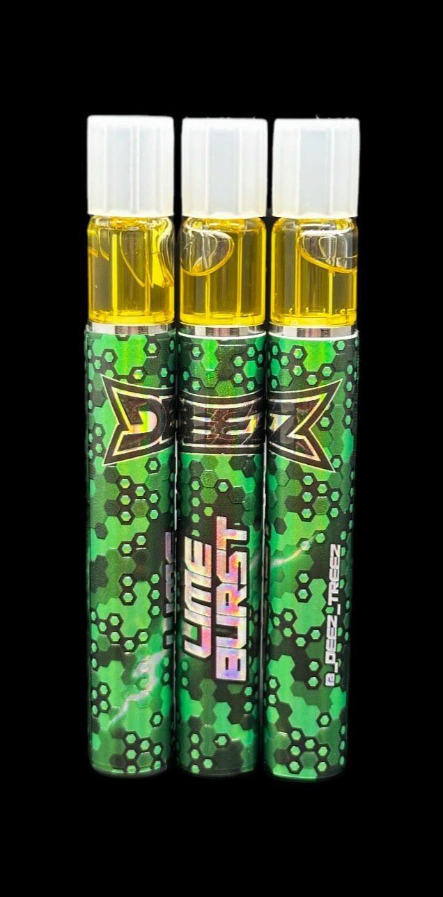 Photograph of product: Deez Treez: Lime Burst Live Rosin Disposable Vape