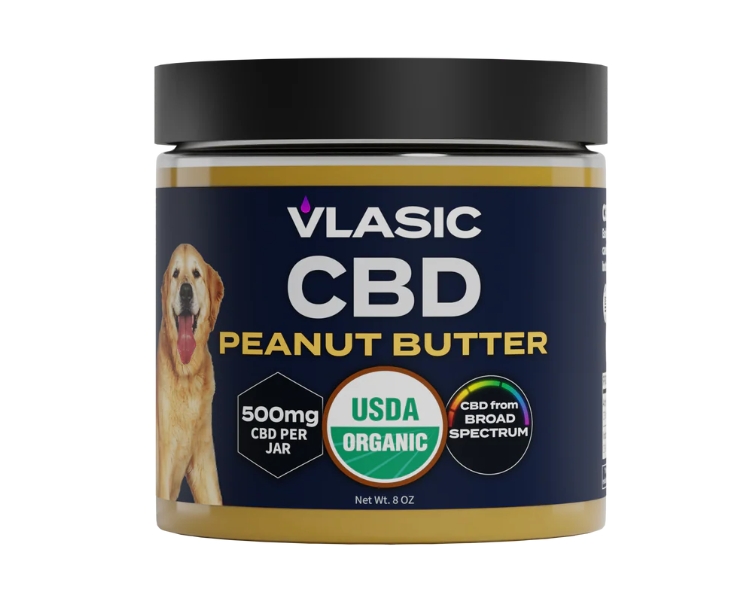 Photograph of product: Vlasic | USDA Organic Calming Pet Peanut Butter | 8 oz