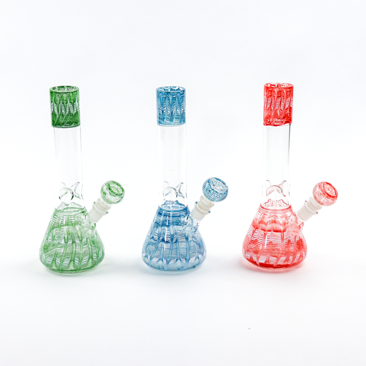 Photograph of product: 10" Wrap and Rake Beaker Bong with Ice Catcher