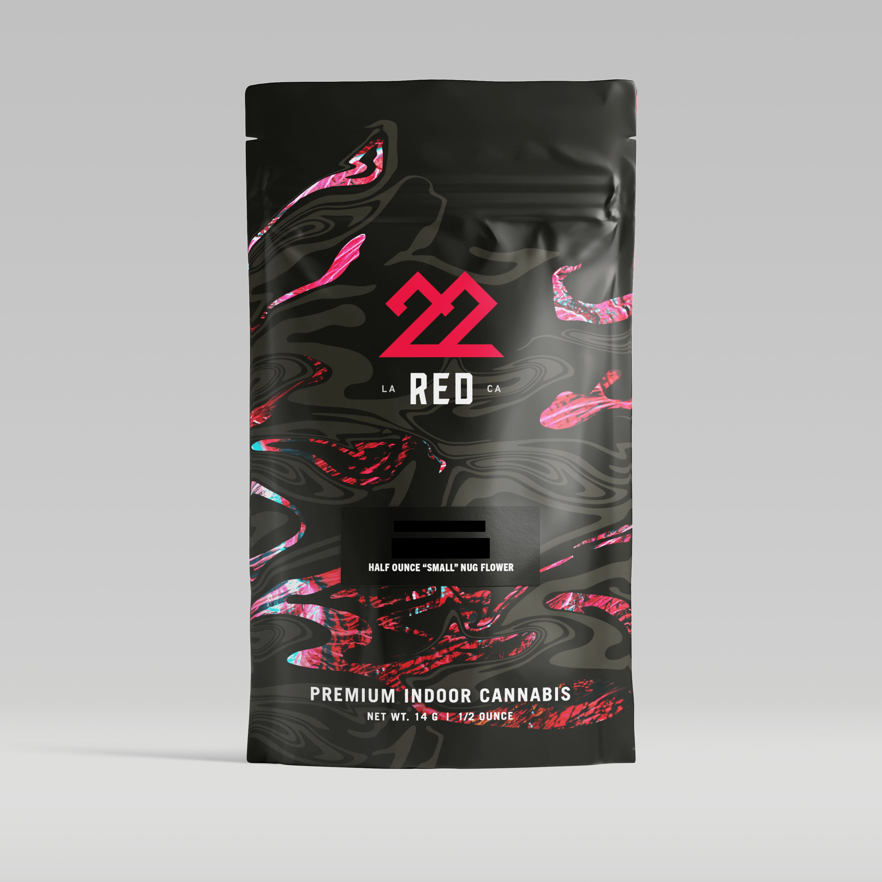 Photograph of product: 22RED - SMALLS - 14G - RAINBOW RTZ - HYBRID