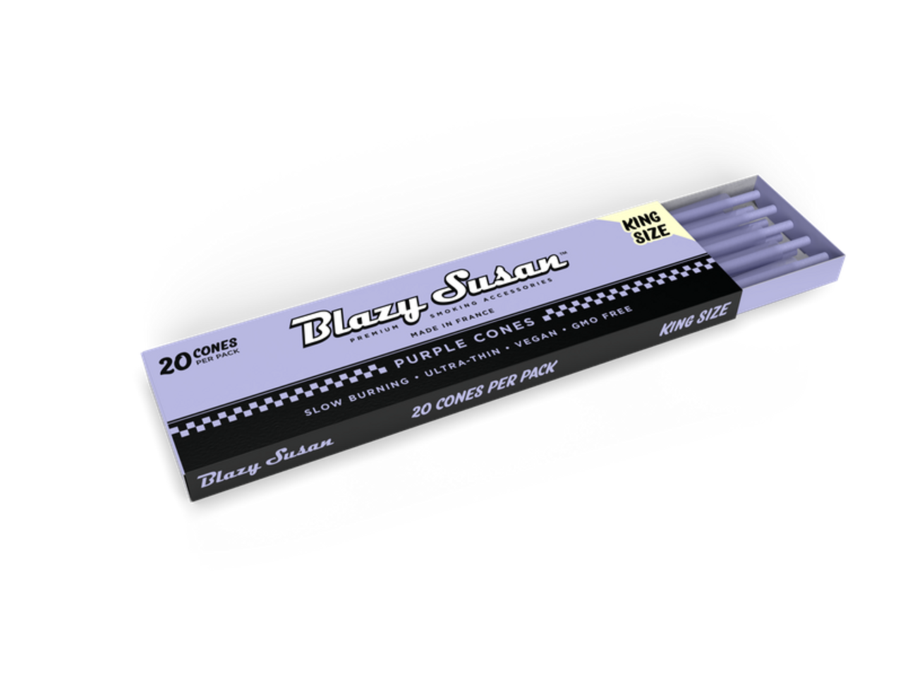 Photograph of product: Blazy Susan Purple Cones | King Size 20ct