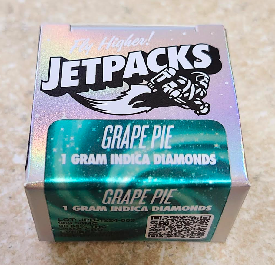 Photograph of product: Grape Pie Diamonds | Oui'd | Jetpacks