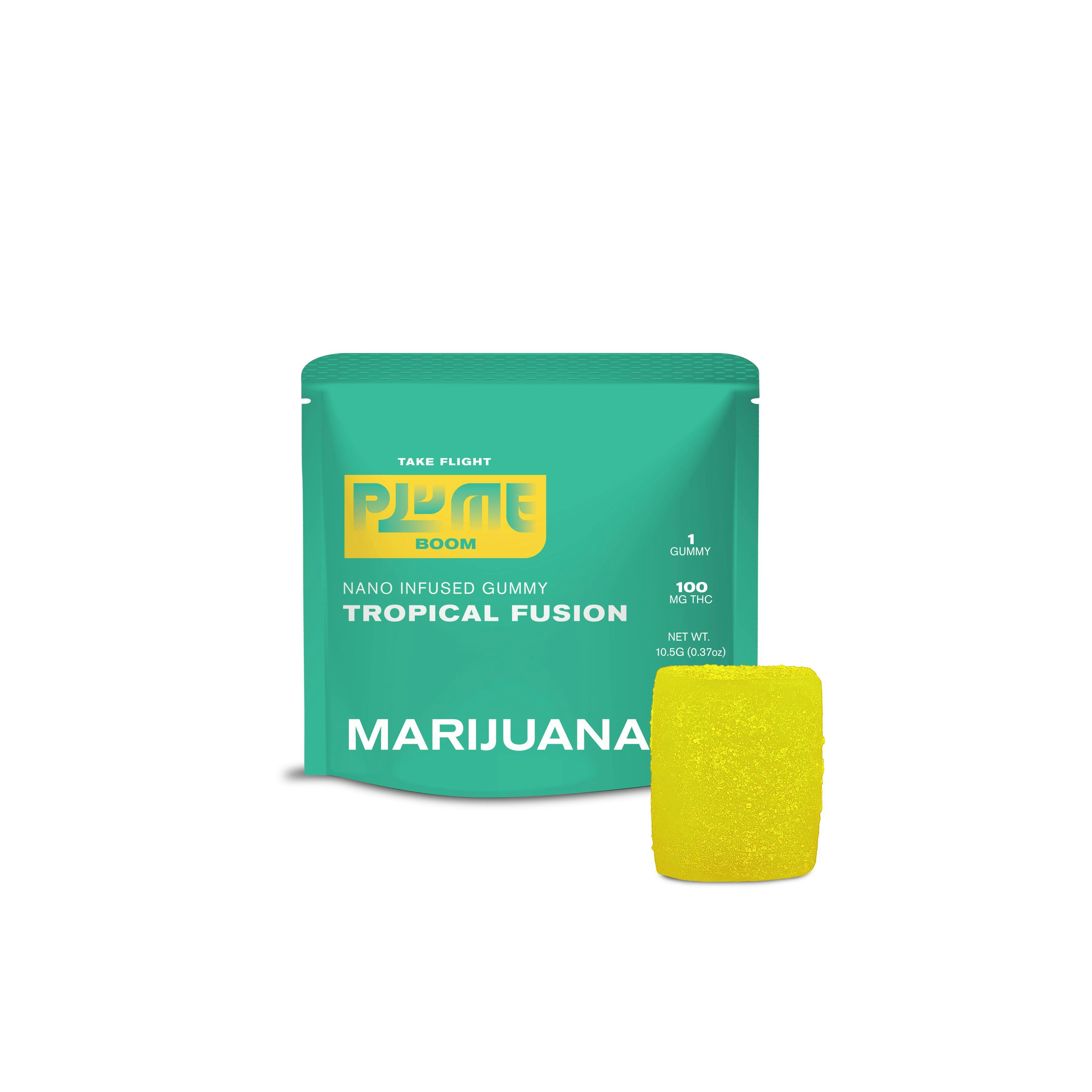 Photograph of product: Tropical Fusion - BOOM Gummy - 100mg