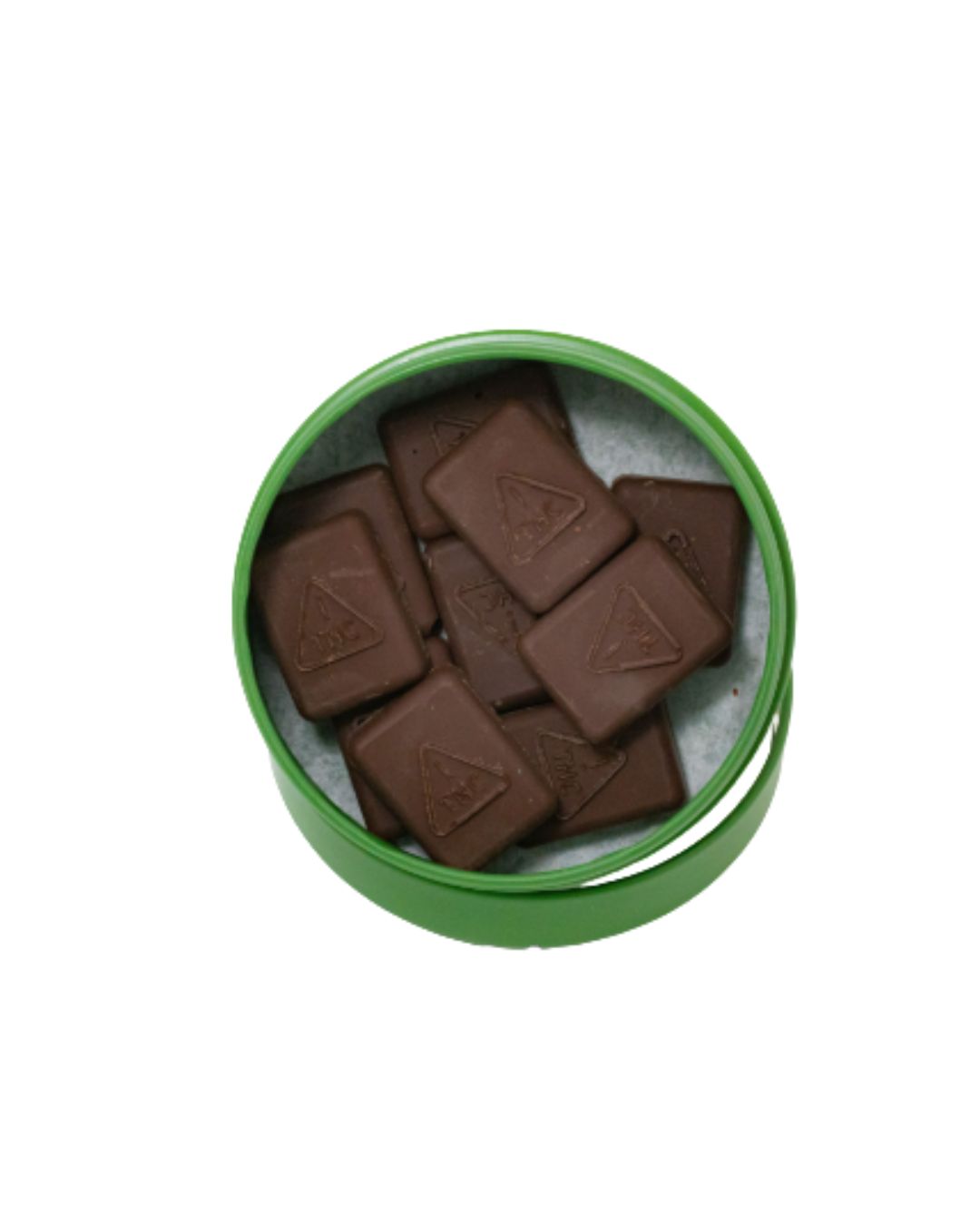 Photograph of product: Dark Chocolate Squares 1:1 TH-oui:CBD - 50mg