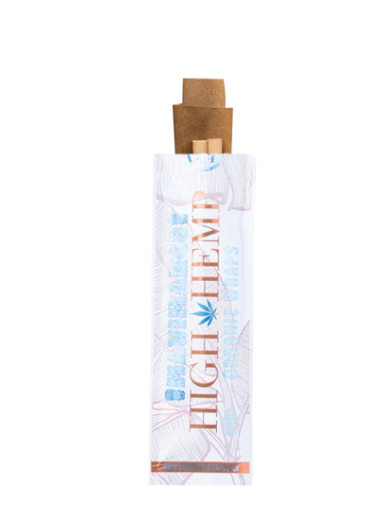 Photograph of product: HIGH HEMP - ORGANIC WRAPS - 2PK - MAUI MANGO