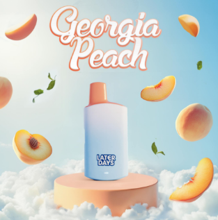 Photograph of product: Later Days Georgia Peach Disposable