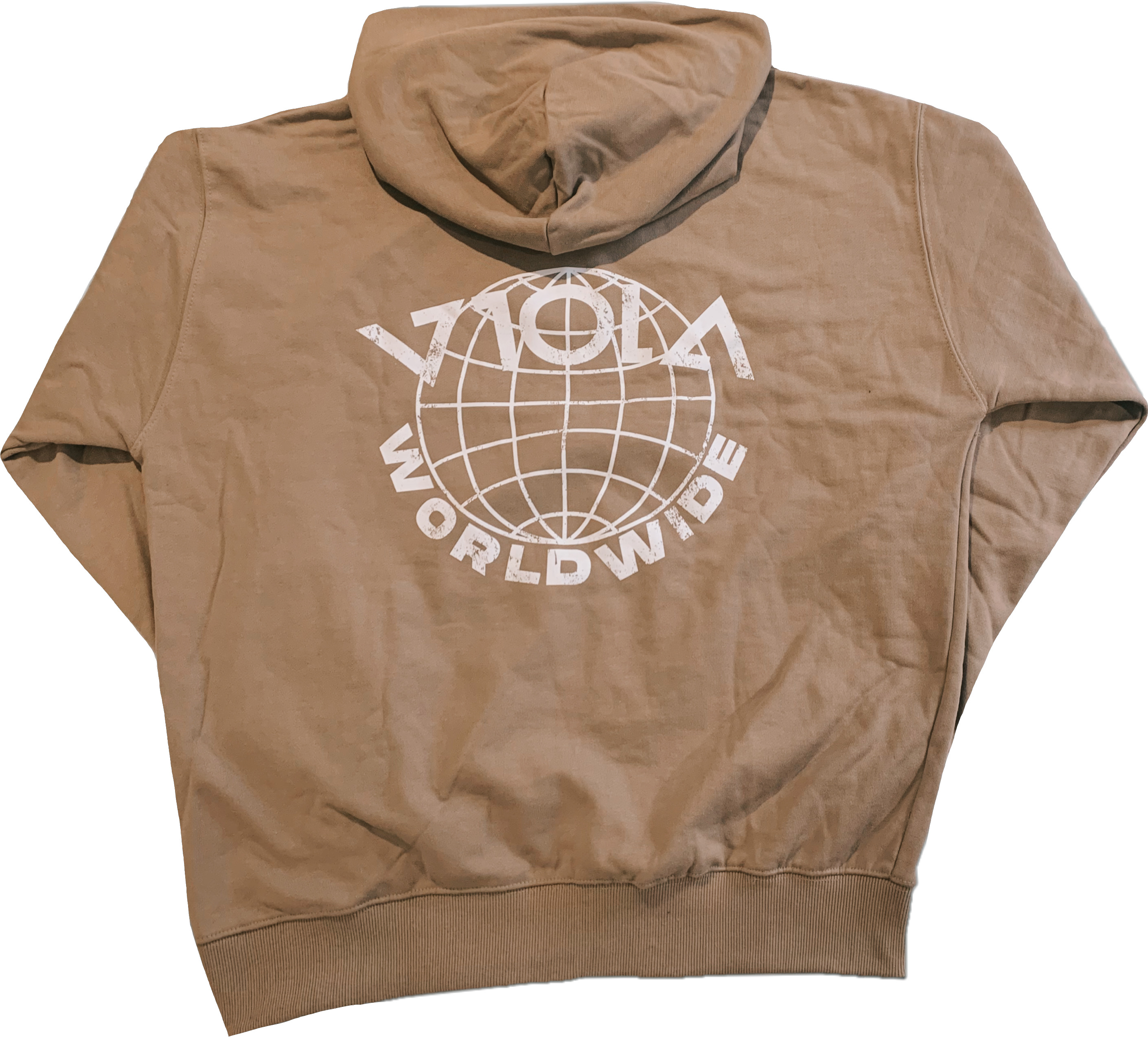 Photograph of product: Viola Worldwide Hoodie | Light Brown | Small
