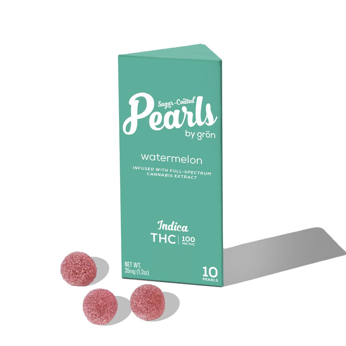 Photograph of product: Oui'd Watermelon Pearls | 100mg