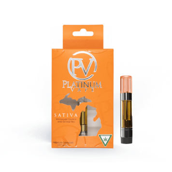 Photograph of product: PLATINUM VAPE PLATINUM HAZE CART 1G
