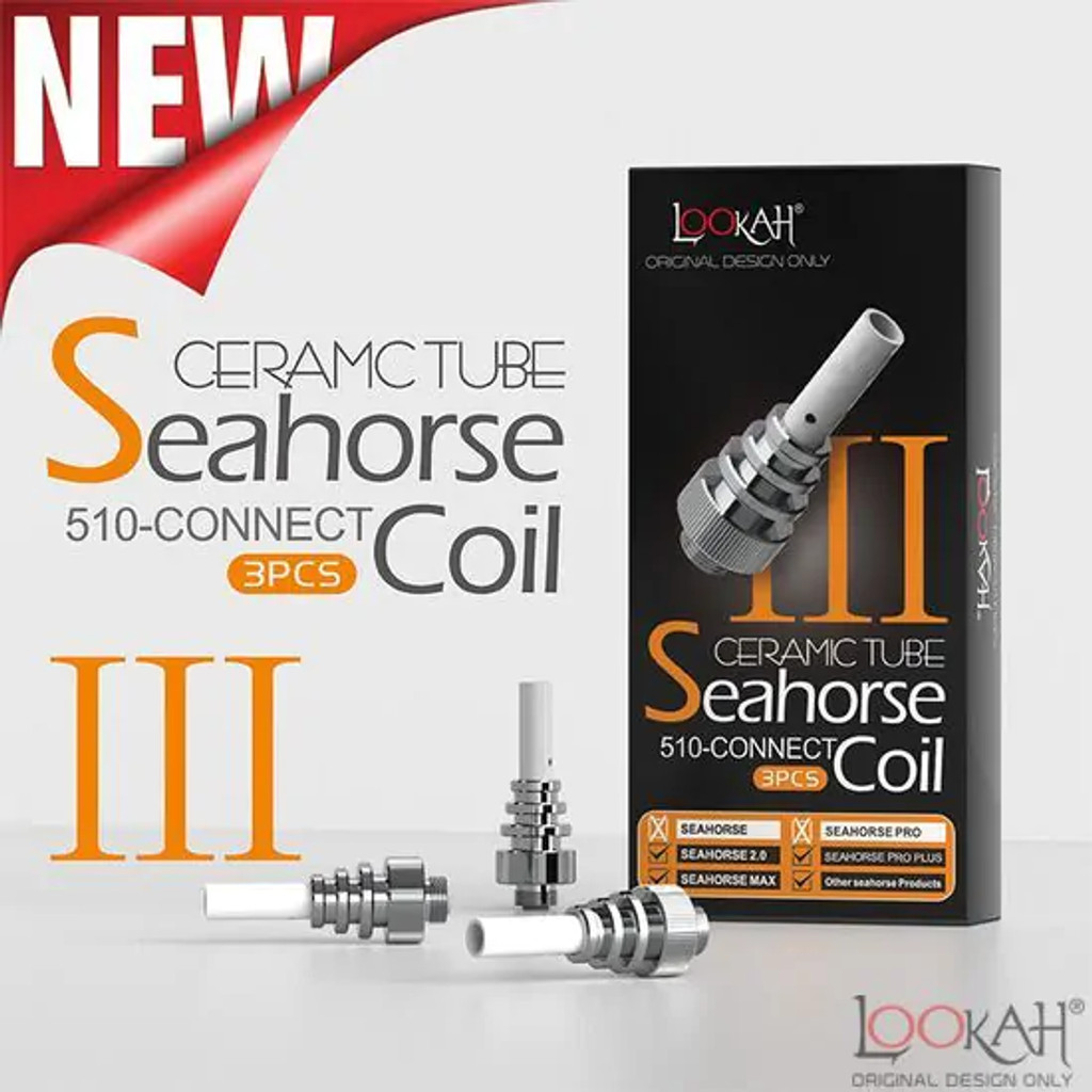 Photograph of product: Seahorse Ceramic 510 Thread Coil (3-Pack)