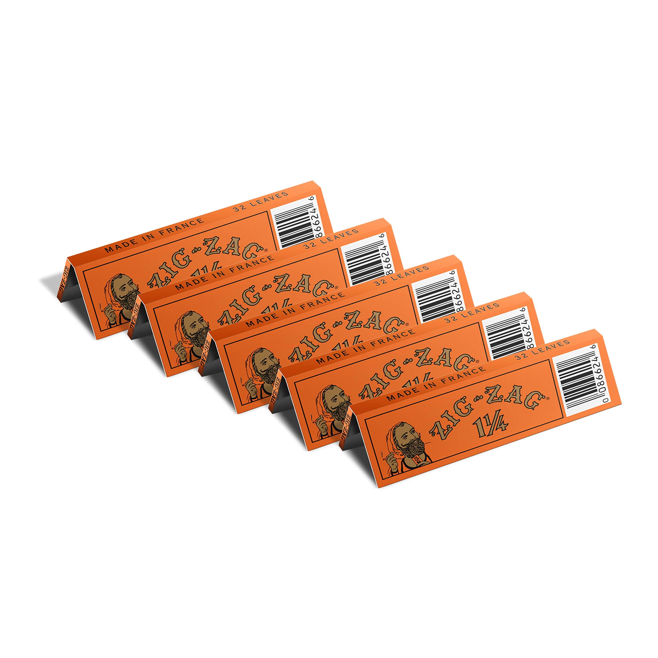 Photograph of product: Zig Zag - Slow Burning Rolling Paper 1 1/4 | Orange