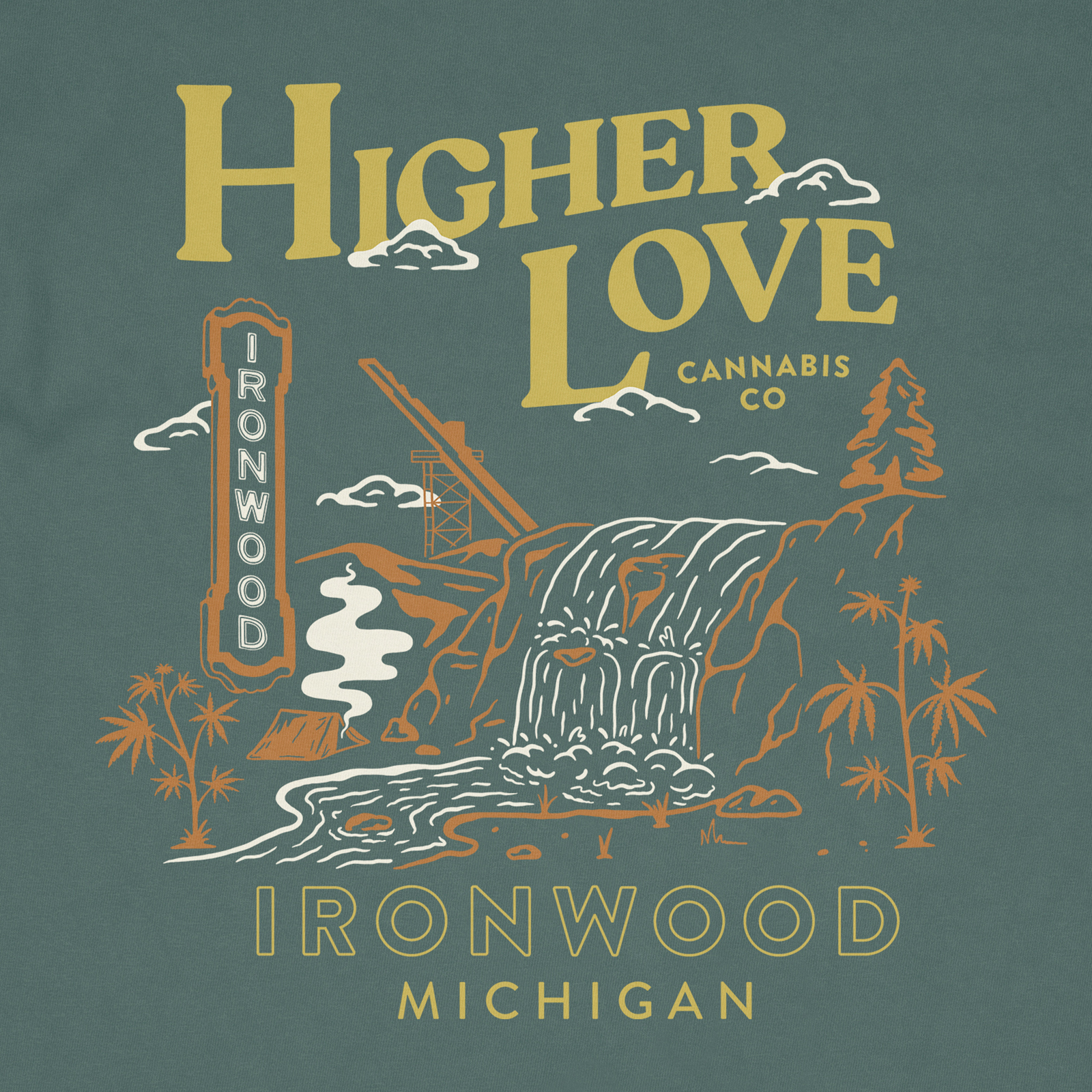 Photograph of product: Ironwood Long Sleeve - Blue Spruce (XL)