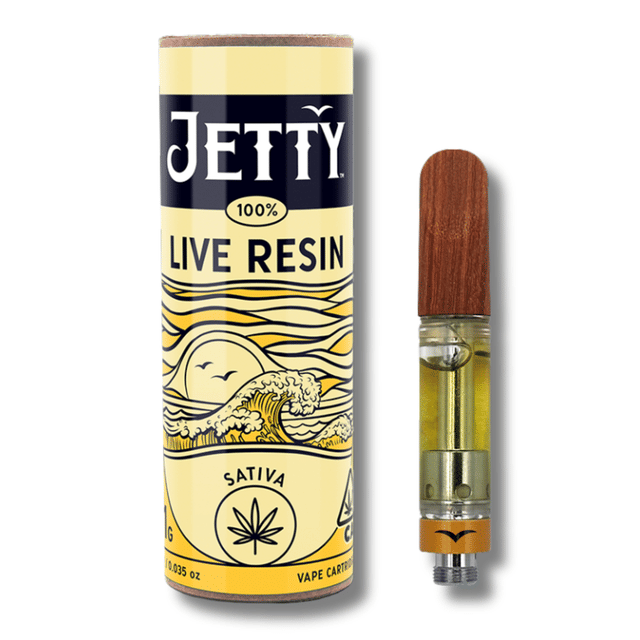 Photograph of product: Banana Jamz Live Resin Cart 1g - 