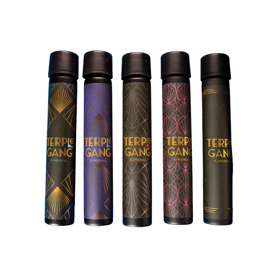 Photograph of Product: TerpLe Gang - Live Resin Pre-roll 1.25g - Cap Junky x Animal Cookie