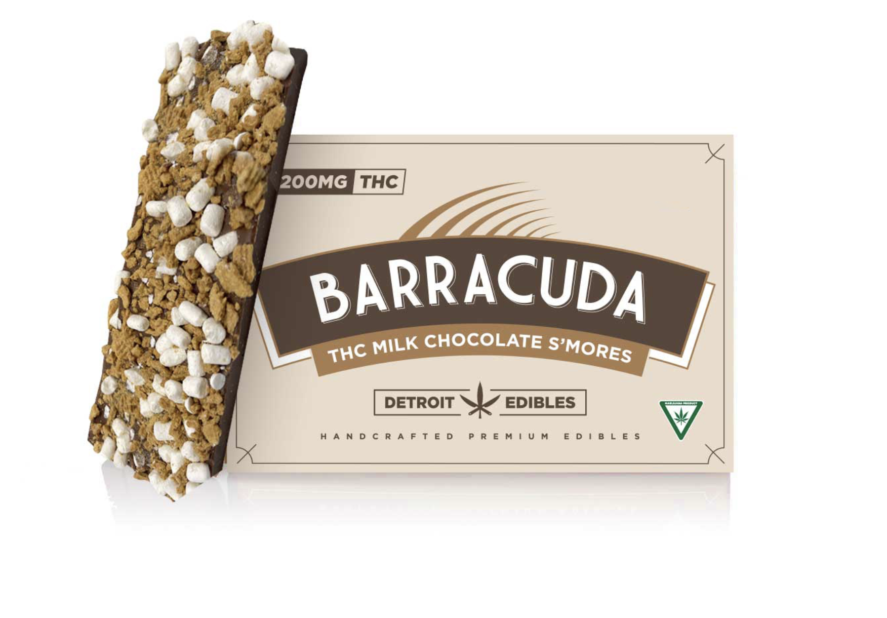 Photograph of product: Barracuda Bar | Milk Chocolate S'mores  | 200mg