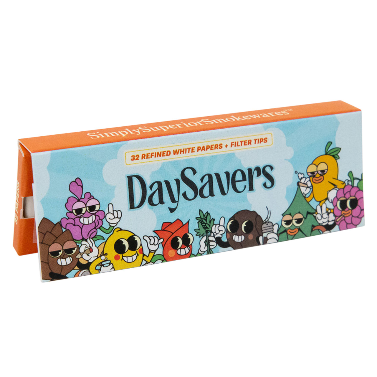 Photograph of product: DaySavers Rolling Papers with Filter Tips | 32pk