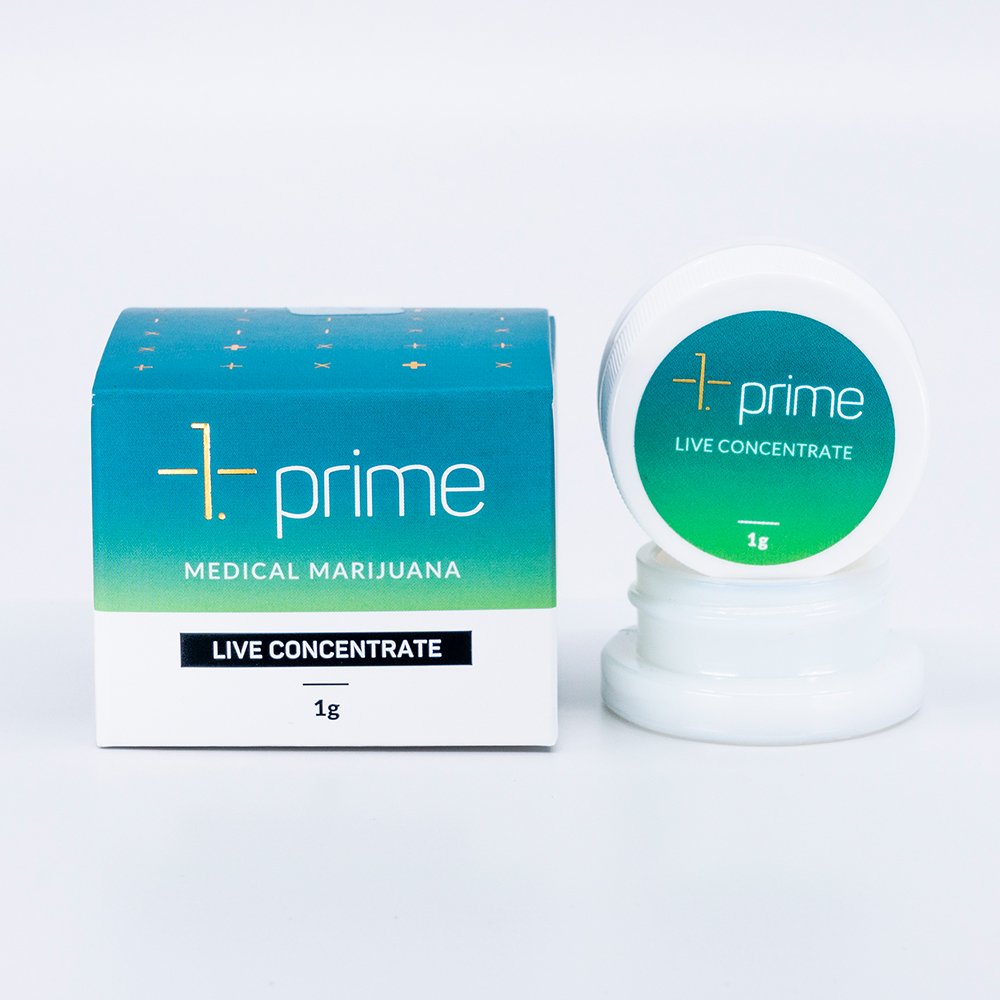 Photograph of product: Prime Wellness Papaya Glue Extractor's Blend (H) Live Badder 2g