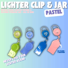 Photograph of product: Lighter Clip & Jar