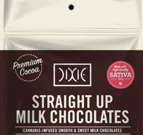 Photograph of product: Dixie TH-oui Straight Up Milk Chocolate Oui'd | 10mg (10ct)