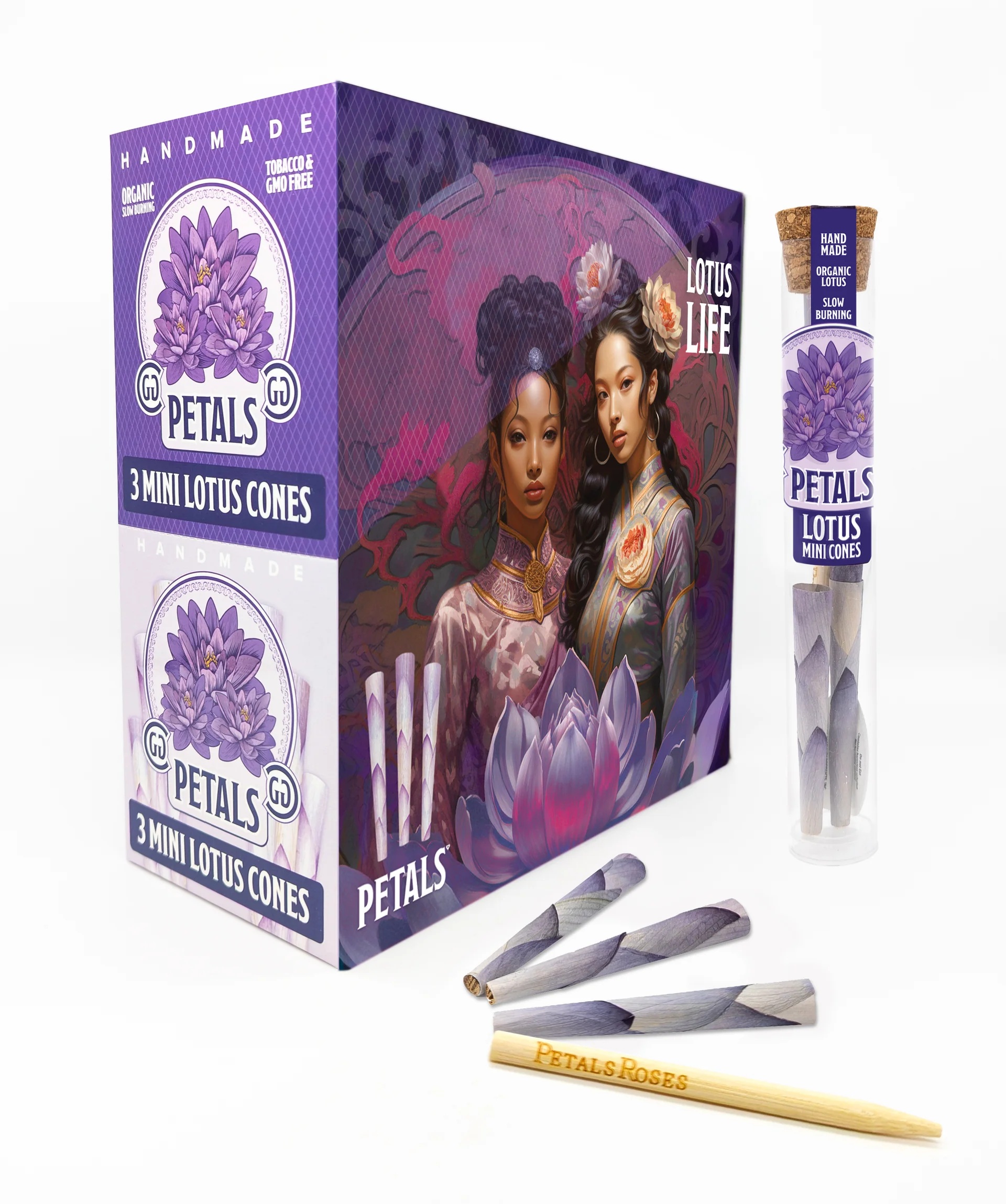 Photograph of product: Petals | Lotus 3pk Mini Cones
