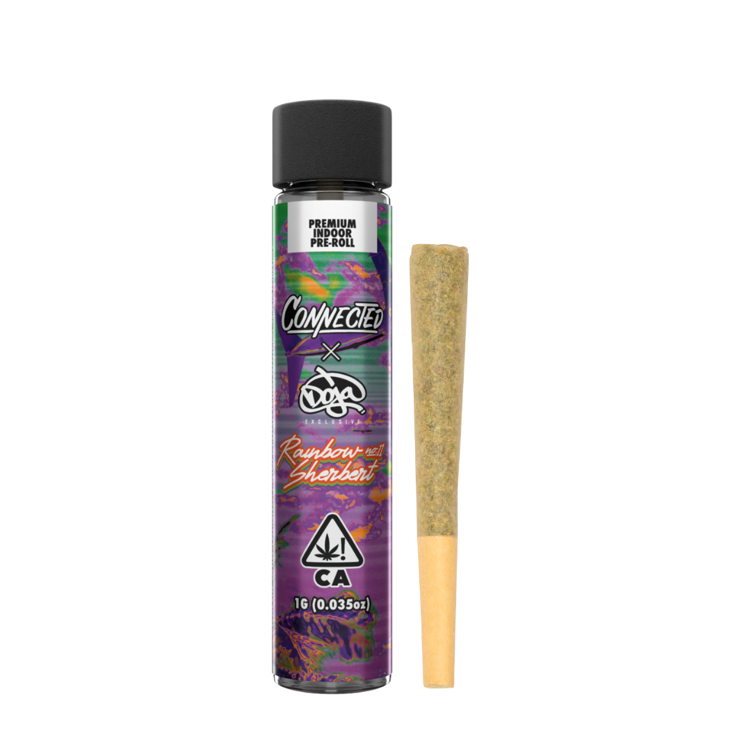 Photograph of Product: Rainbow Sherbert #11 Pre-Roll | 1g