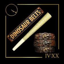 Photograph of product: Dinosaur Belts 1g Pre-Roll Single
